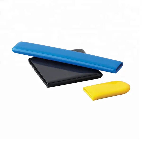 Steel Pipe Plastic Vinyl Soft Rectangular End Caps with square Flat End