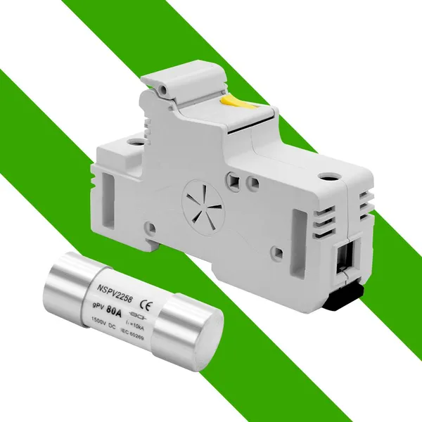 Wholesales NSPV Solar Industrial 1500V DC Combiner Box PV 100A Fuse Holder photo-3