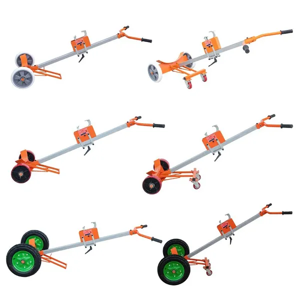 Manual Lift Hydraulic Trolley Truck Oil Drum Stacker Gallon Dolly Caddy Trolley Cart photo-5
