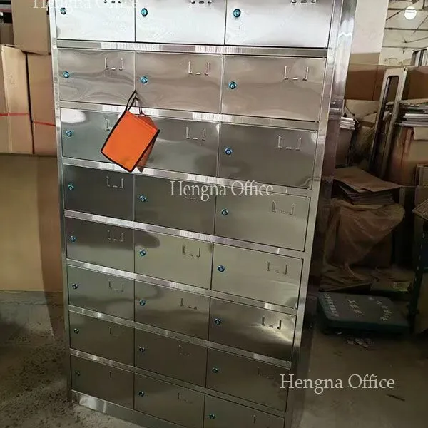Hengna Customizable Stainless Steel Locker - Multi-Door 304 Gym Storage Cabinet photo-5
