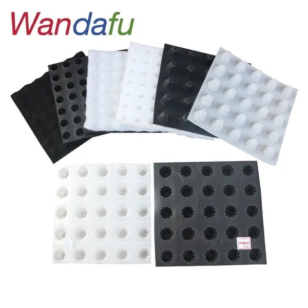 WandafuRolling Drainage Board Garage Roof Can be Used for Roof Garden Waterproof and Hydrophobic Drainage HDPE Convex Height Adjustable Drainage Board photo-2