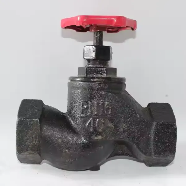 GOST PN10/16 Small Size Cast Iron Globe Valve GOST Female Thread Water Tap Globe Valve photo-3