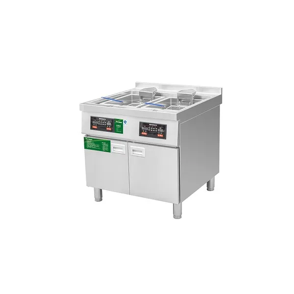 Open Kitchen Induction Lift Dual-Tank Fryer