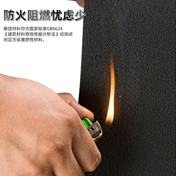 Flame Retardant PVC NBR Thermal Insulation Foam Board with Aluminum Foil Clad Veneer