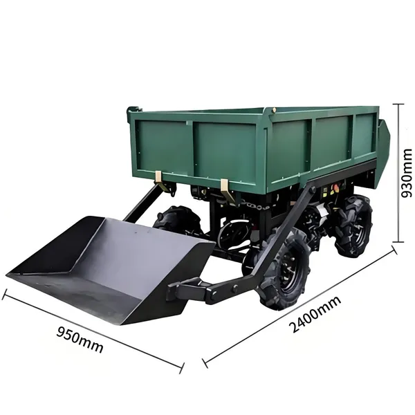 Compact Remote Control Dump Transporter Self Loading Cargo Carrier for Farm and Construction Sites photo-2