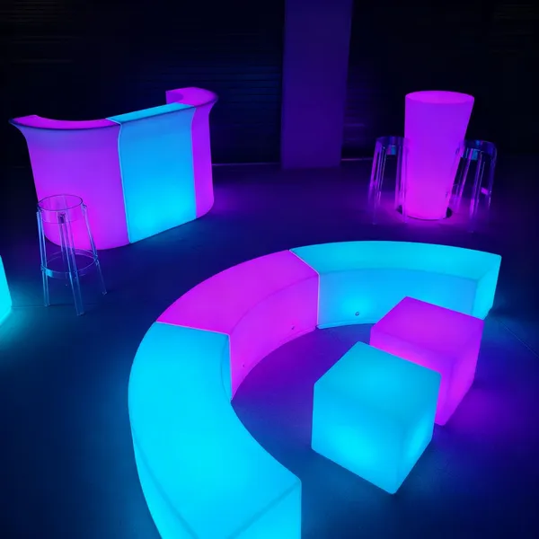 Led Bar Counter/remote Control RGBW Color Change Led Furniture Led Bar Counter Mobile Bar photo-5