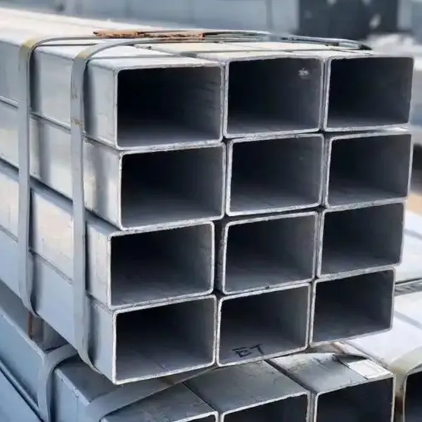 50*50mm ASTM A500 A36 Galvanized Welded Hollow Section Black Mild Steel Ms Square Rectangular Profile Tube Pipe photo-5