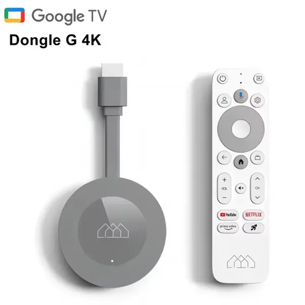 2026 новый сертифицированный Google телевизионный даташнур Homatics Dongle G 4K 2г 32г с двойной Wi-Fi 5, Bluetooth 5.0, HDR10, совместимый с Netflix и Dolby Atmos для потокового медиапередачи