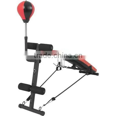 Ab Workout Incline Sit Up Bench With Punching Ball photo-3