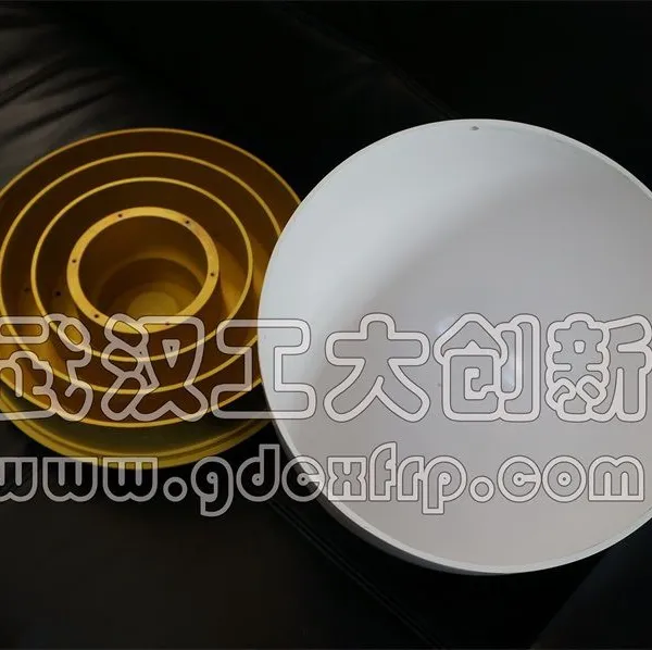 210 FRP Radome With Base 1-4GHz GNSS Dark Grey High Dome Antenna Protective Cover photo-2