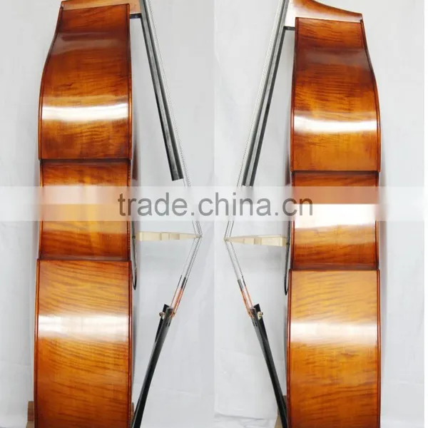 3/4 Fully Solid Round Top Handmade Carved Double Bass/upright Bass photo-5