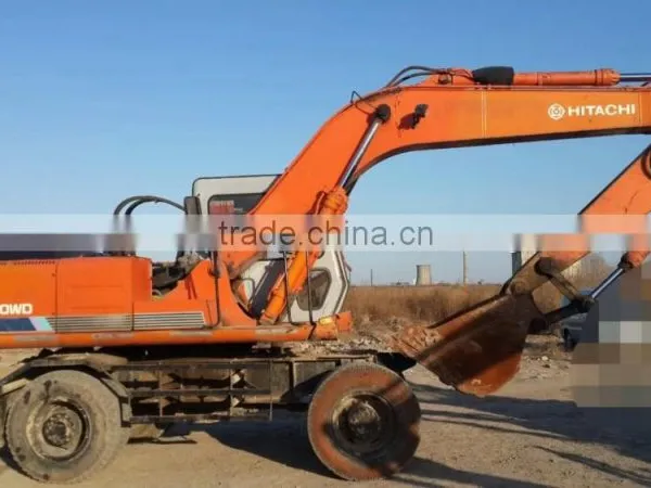 Used Hitachi Excavator EX200WD Wheel Excavator, Second Hand Hitachi Excavator EX200WD For Sale photo-2