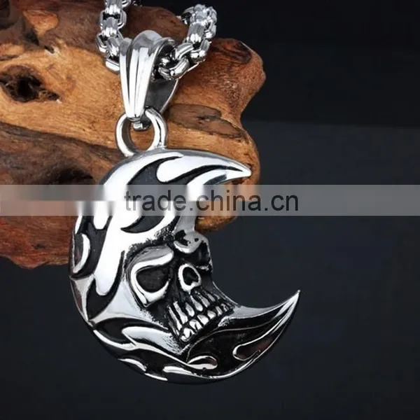 2015 Stainless Steel Moon Necklace photo-6
