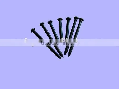 Black/galvanized Grooved Concrete Nails photo-4