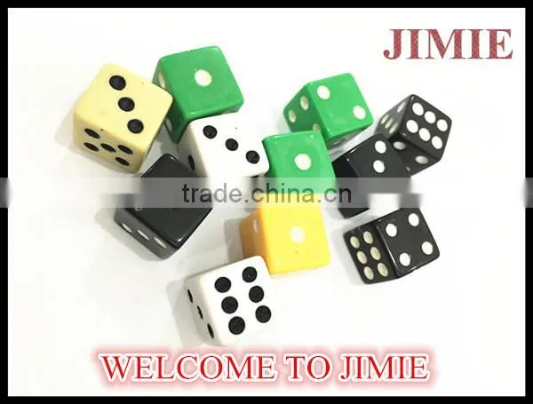 15mm Melamine Game Dice Different Colored photo-2