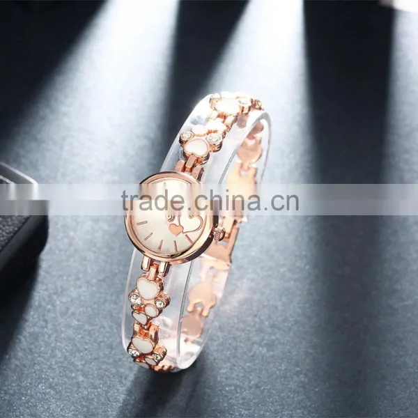 2016 Youthy Fashion Cheap Crystal Stone Velentine Branded Watches for Women Wholesale photo-5