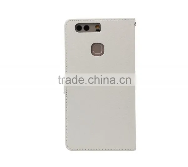 Original With Card Slot MMT Litchi Grain Wallet Leather Flip Case for Huawei P9 Plus Photo Frame Holder Leather PU Case photo-6