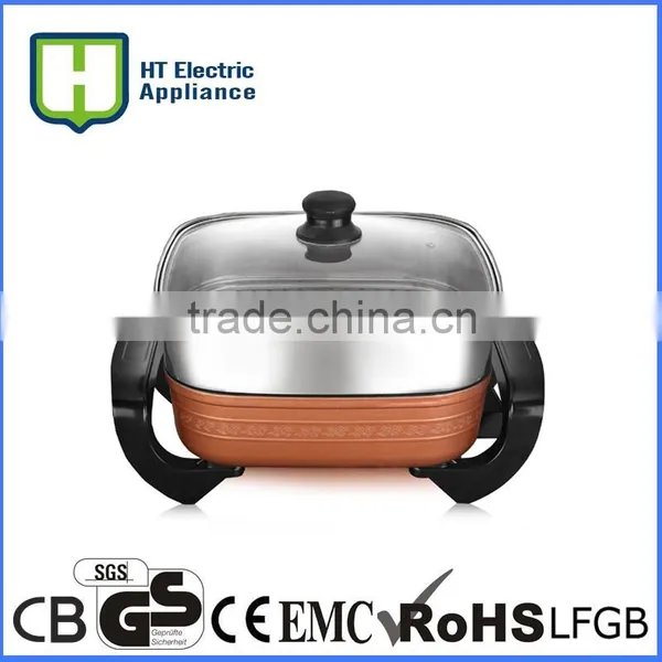 Electric Ceramic Fry Pan Stone Fry Pan Diamond Ceramic Pan photo-4