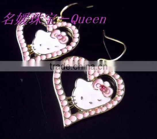 Hello Kity Earrings Jewelry