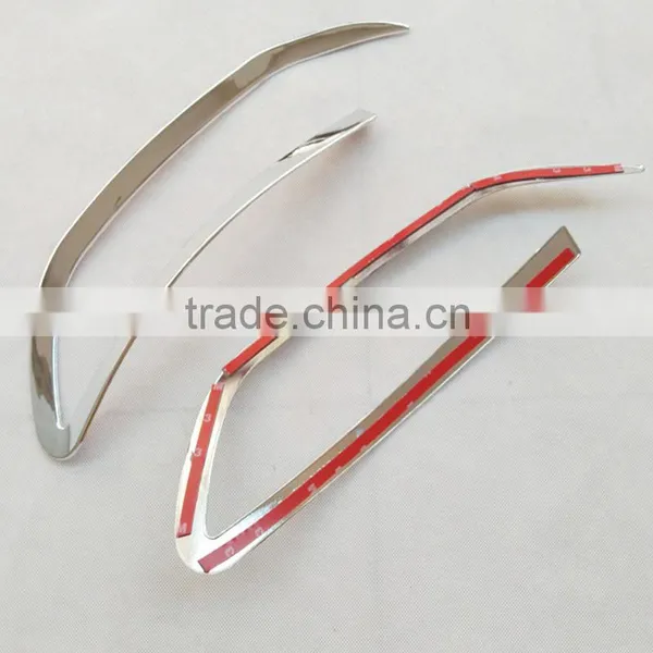 ABS Chrome Auto Accessories Rear Fog Light Lamp Cover For HYUNDAI TUCSON TL 2015 2016 photo-3