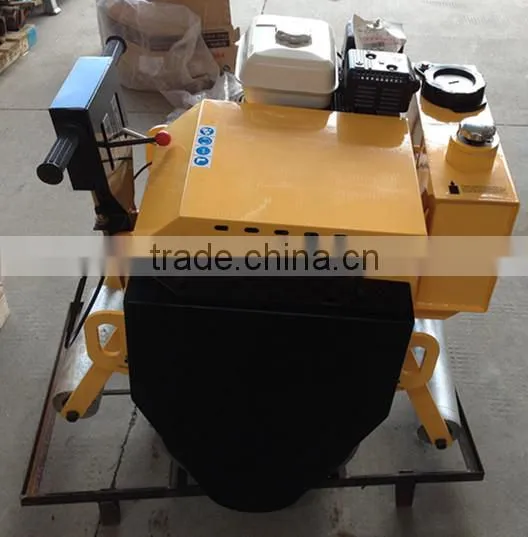 2015 Walk Behind Soil Single Drum Small Mini Vibratory Tamping Roller photo-3