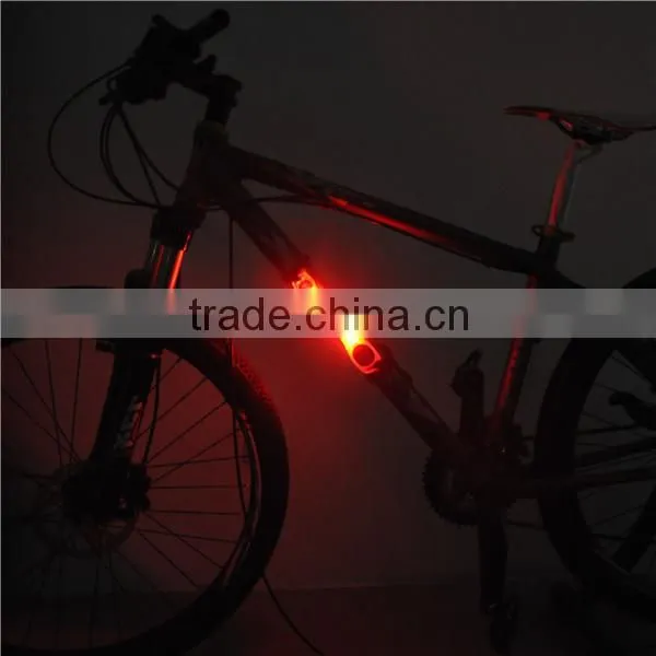 Hook and Loop Quick Release Road Bmx Mtb Common Use Bike Bicycle Colorful LED Band Light Bicycle Led Strip Light photo-4
