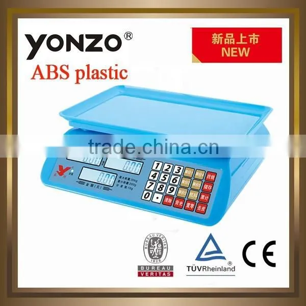 Yongzhou Scale 50kg Digital Weighign Scale Coloful Price Computing Scale