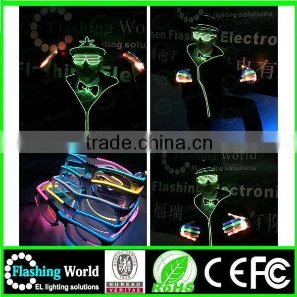 Factory Wholesale Crazy Funny Wire Framed Glasses photo-3