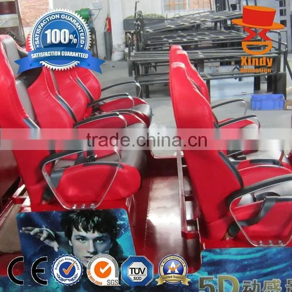 2014 Newest 5D Cinema- Cine 5d Cinema Equipment Theme Park Equipment Motion Rider photo-4