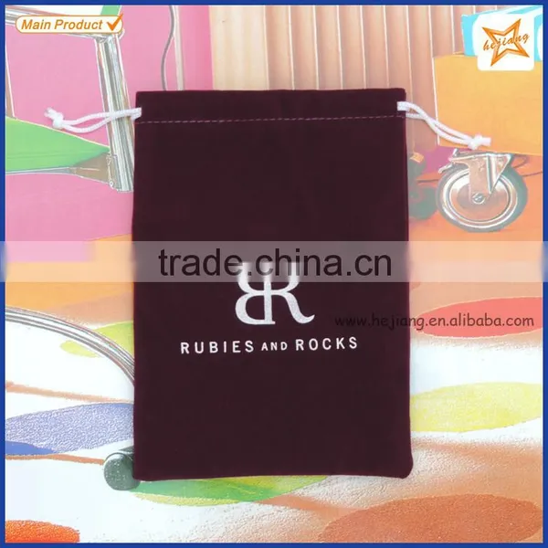 High Quality Fancy Velvet Cremation Urn Bag Pouches With Very Strong Ropes photo-6