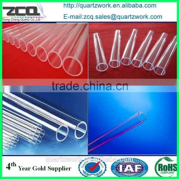 High Quality Quartz Heating Tube Quartz Tube Price