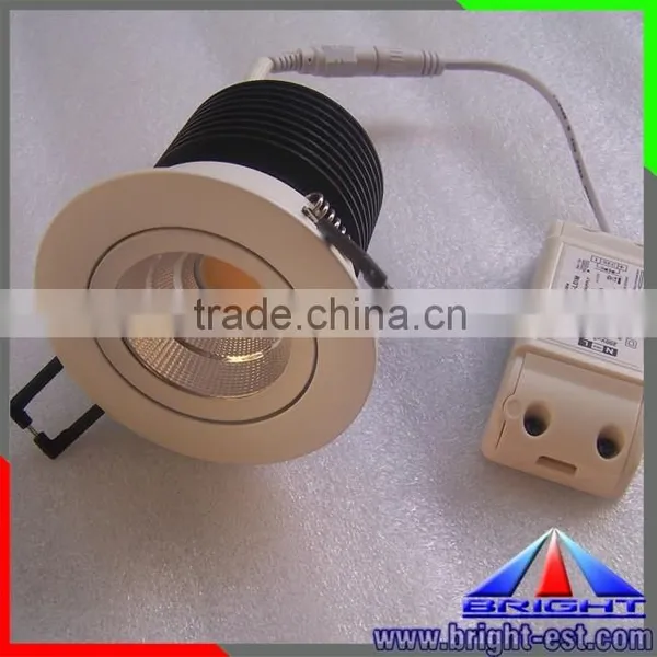 CE RoHS Marked Ceiling Down Lights,IP50 180 Degree Adjustable COB Ceiling Down Light Fixtures With 40 Degree Beam Angle photo-2