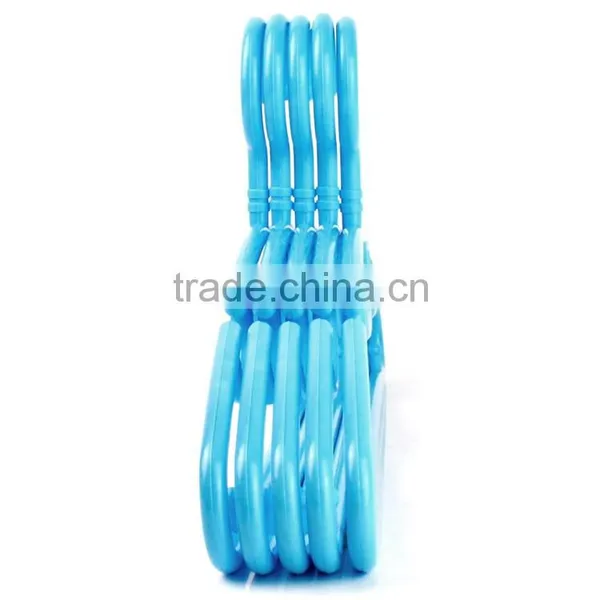 Blue Dress Hanger,plastic Clothes Hanger photo-5