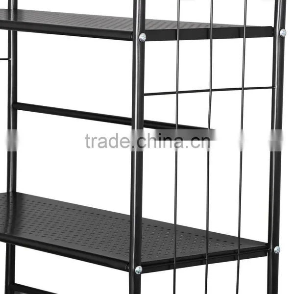 5 Tire Antique Wrought Iron Step Metal Plant Stand photo-3