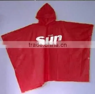Square Pvc Poncho With Print for Girls photo-3