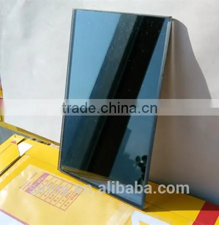 Decorative Blue Colored Mirror Glass, Blue Tinted Mirror Glass photo-2