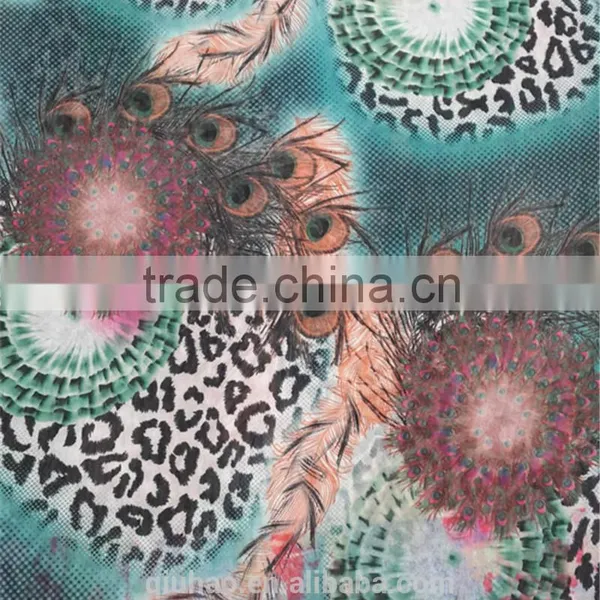 2014 New China Supplier Home Textile Garments Printed Patterned Silk Chiffon Fabric