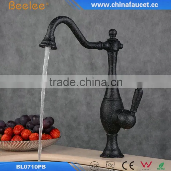 Beelee Kitchen Basin Faucet Paint Baking Fnishing Tap Black Mixer photo-5