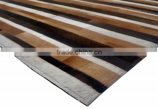 Hair-On Cowhide Leather Carpet M-73 photo-4