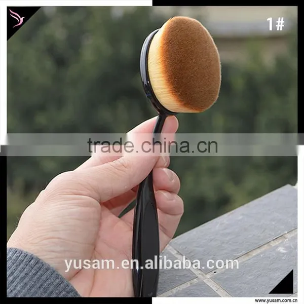 Oval Cosmetic Tooth Brush Makeup Brush Set photo-3