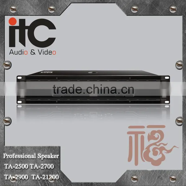 ITC TA Series Stereo Bridge Parallel Supported Internal Sound Processor 2 Channel Power Amplifier Professional photo-2