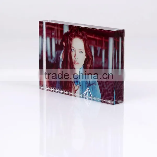 Sublimation Crystal Photo Frame for Wedding Gift photo-3