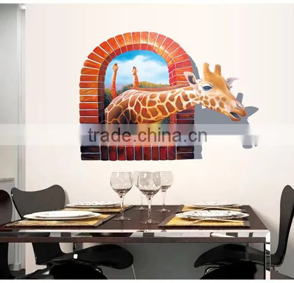Eco-friendly Non-toxic Cartoon Removable 3D Wall Sticker For Home Decorative photo-2