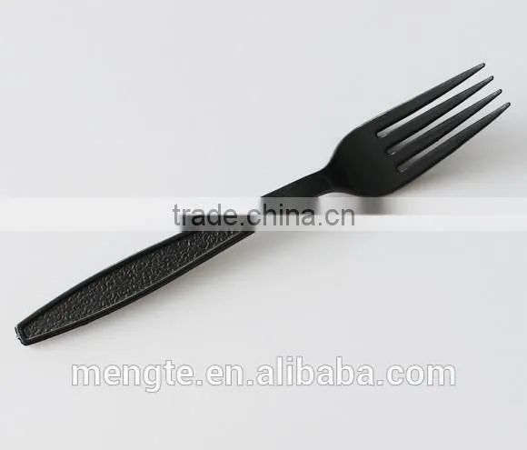 Plastic Disposable Cutlery Black Factory photo-2