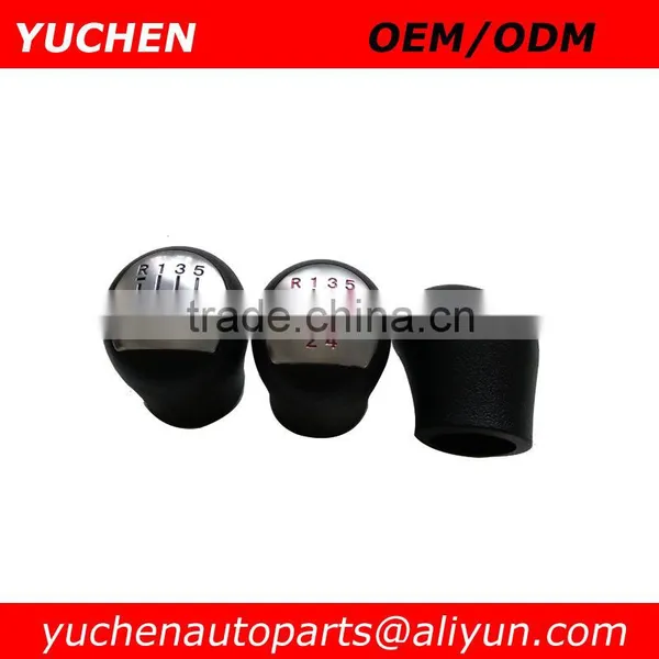 YUCHEN Car Shift Knob With Red Black Chrome Color Gear Knob Car Spare Parts For RENAULT CLIO II KANGOO II TWINGO photo-2