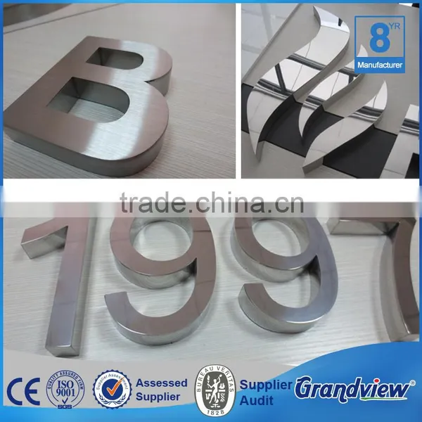 Waterproof 304 Stainless Steel 3D Logo Letter Led Backlit Sign Quality Choice photo-4