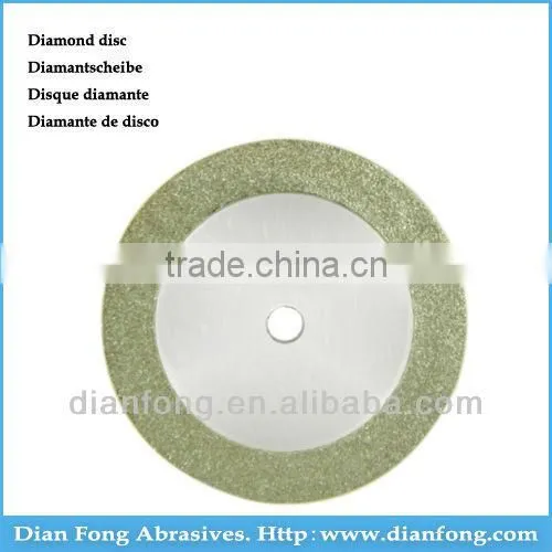 A19D15 19mm Flexible Miniature Solid Dental Edge Coated Diamond Disc Diamond Grinding Wheels