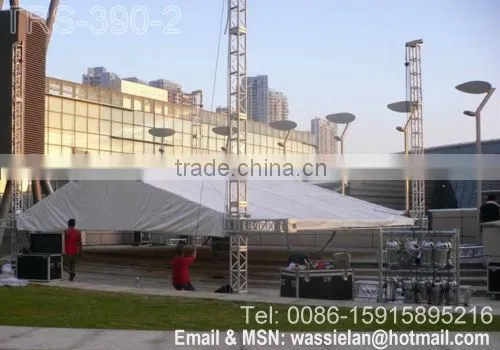Lighting Truss With Roof Cover, Aluminum Lights Truss, Square Aluminum Truss