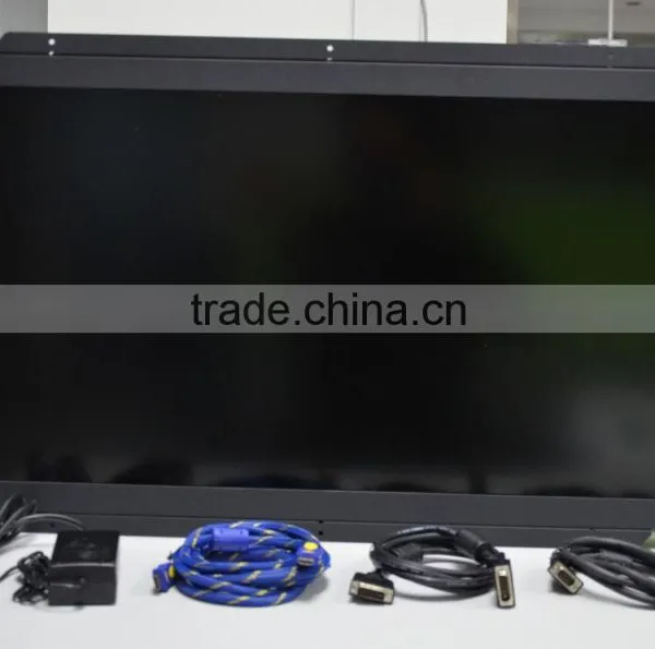 32 Inch IR Touch Screen Lcd Monitor for Bank Hospital Station photo-3