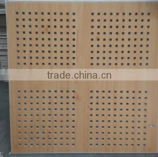 Square Hole Perforated Gypsum Board Tile